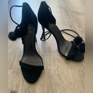 Revolve RAYE Black Sandals